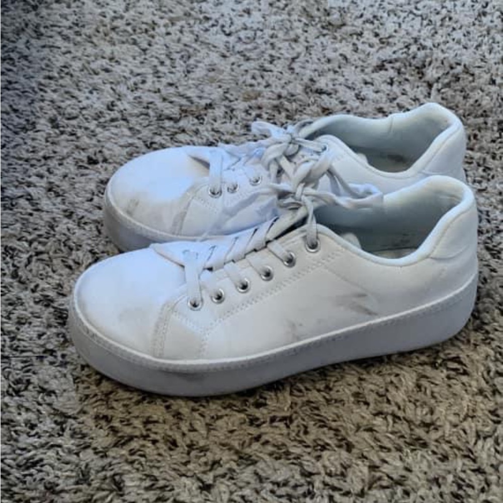 white shoes